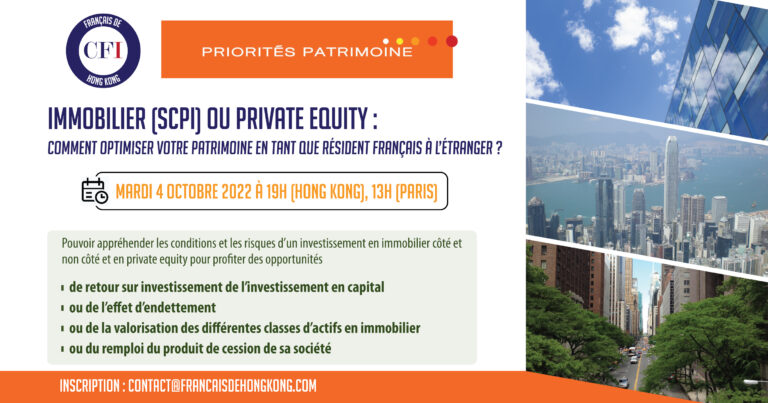 Visioconférence : “Immobilier (SCPI) ou Private Equity”