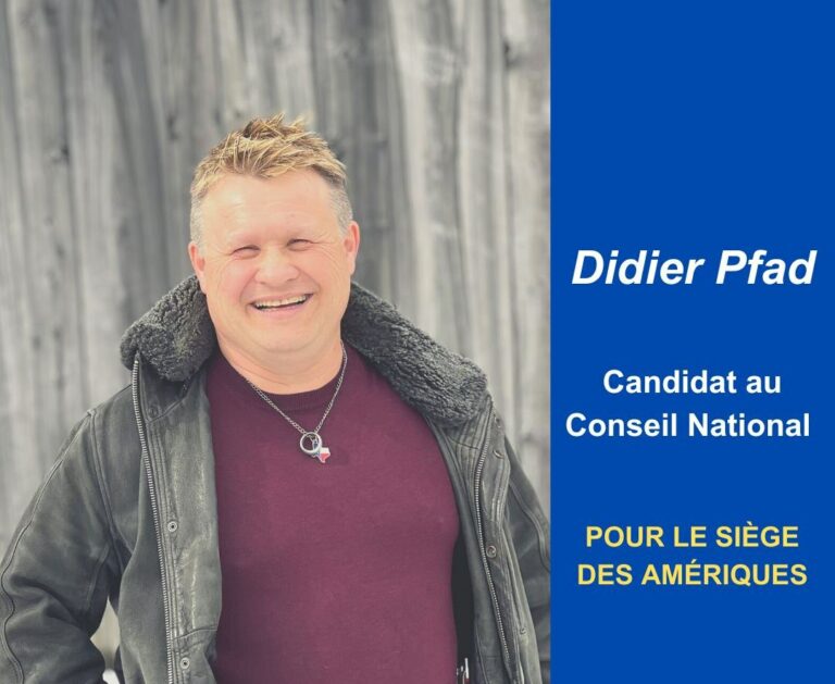 Reconquête : Rencontre avec Didier Pfad, candidat “FDE Amériques”