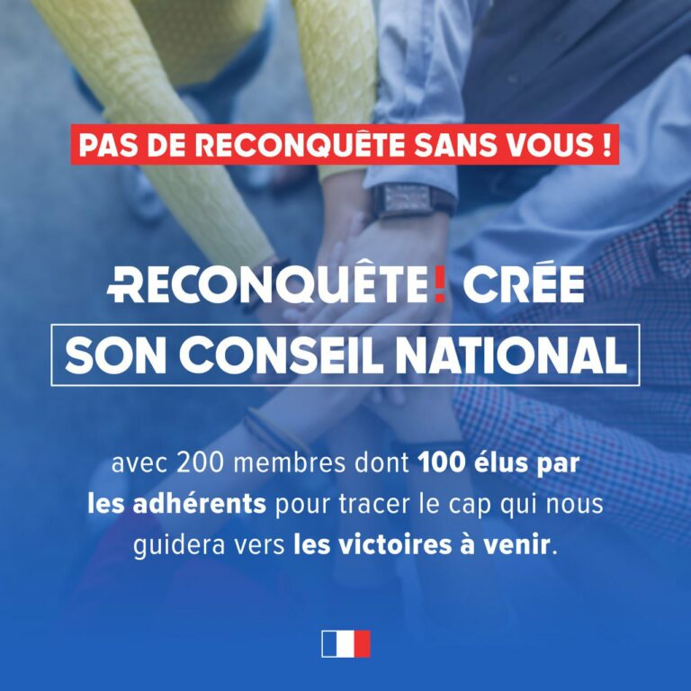 Elections au Conseil National de Reconquête : Les candidats FDE