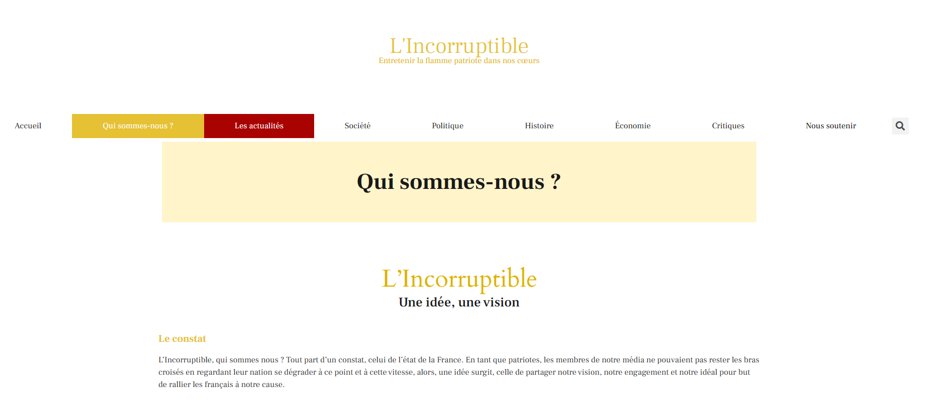 L’Incorruptible : “Le Club France International : une organisation dynamique et fière de ses racines françaises”