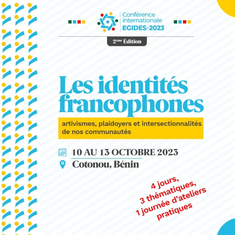 Conférence Les identités francophones : artivismes, plaidoyers et intersectionnalités de nos communautés