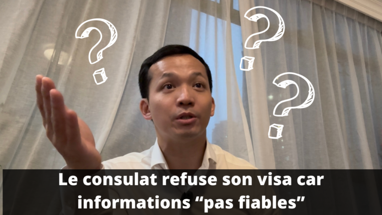 Le consulat refuse son visa car informations “pas fiables”