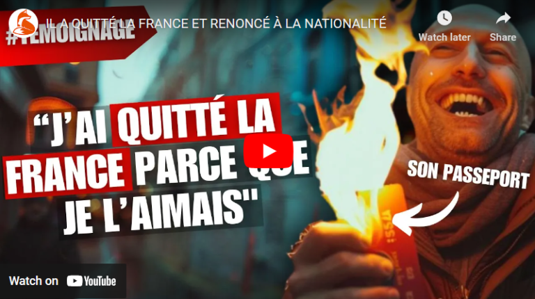 « La France, on l’aime ou on la quitte. Moi, j’ai quitté la France parce que je l’aimais. »