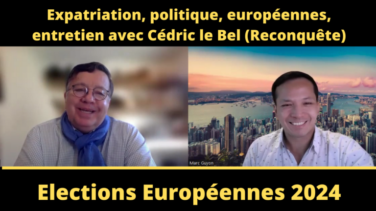 Européennes 2024 : entretien avec Cédric le Bel (Reconquête)